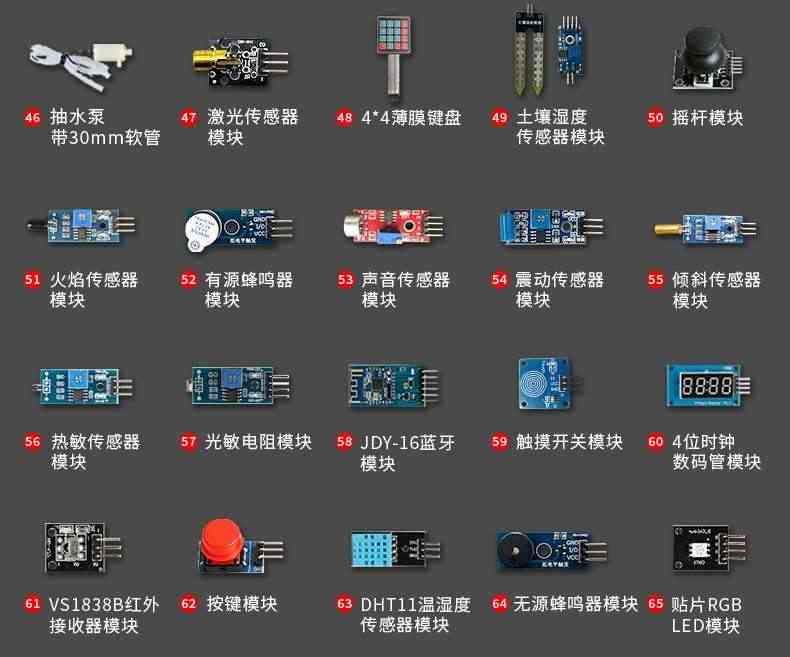 适用arduino uno套件开发板入门学习传感器编程小车scratch米思齐