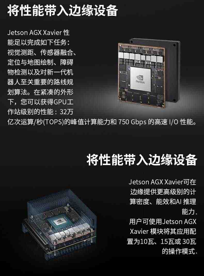 NVIDIA英伟达Jetson AGX Xavier开发板套件核心板AI人工智能