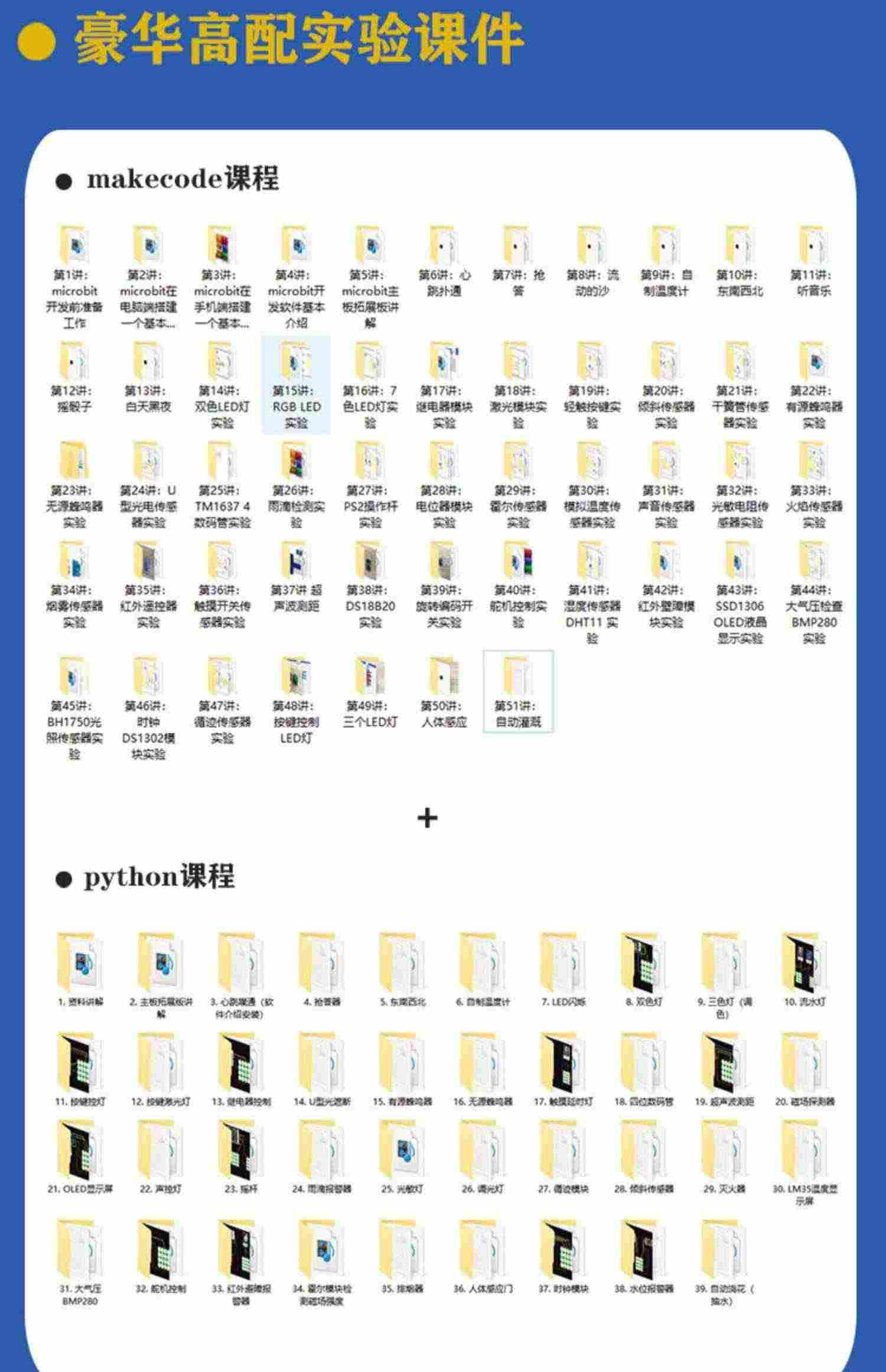 适用Microbit V2开发板 BBC micro:bit入门套件 学习Python图形化