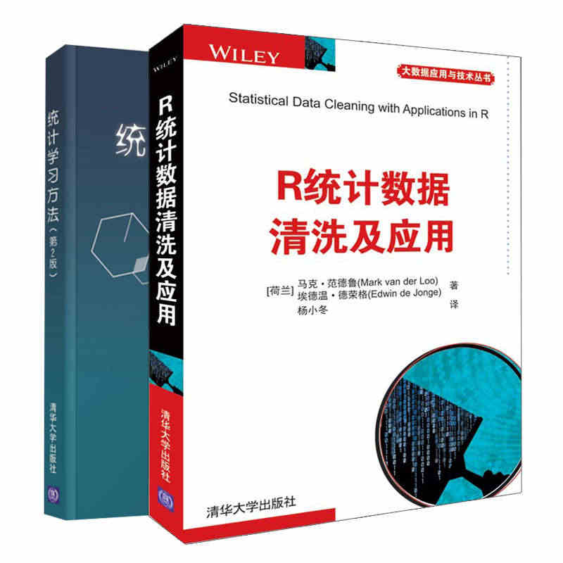 R统计数据清洗及应用+统计学习方法 第2版 2本 自动清洗全面指南 数...