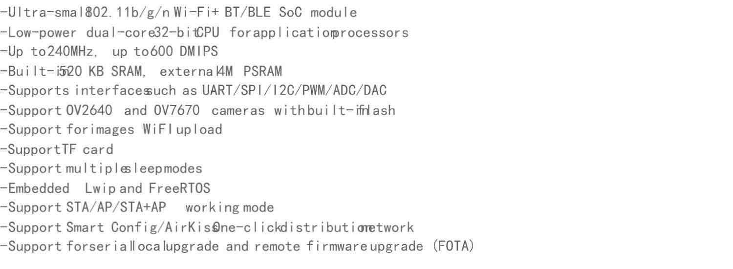 ESP32 CAM开发板 带下载模块 OV2640模块 WIFI+蓝牙模块 带摄像