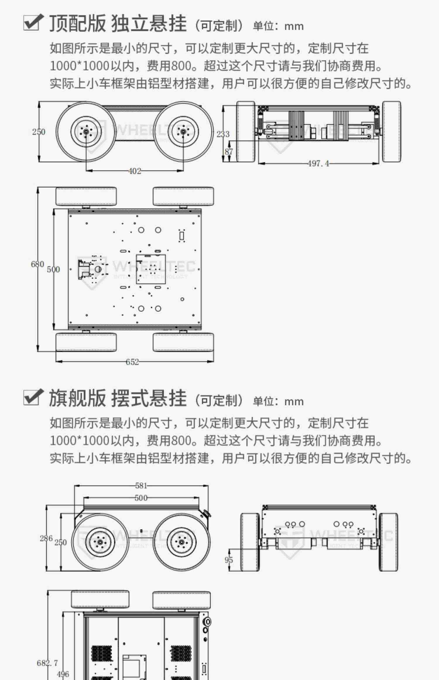 四驱车机器人底盘室外自动驾驶越野小车开源全套资料内置PID控制