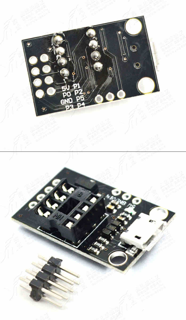 开发编程板 可插拔ATtiny13A/ATtiny25 /ATtiny45/ATtiny85编程器