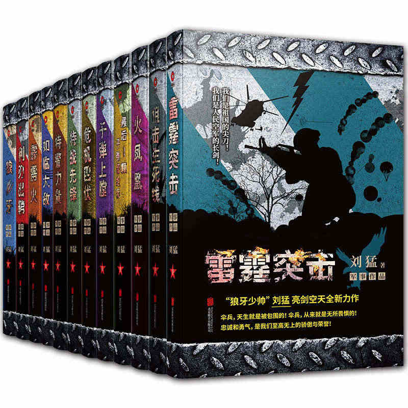 全套12册 刘猛作品军事小说全套 狼牙 狙击生死线 霹雳火火凤凰 危机...