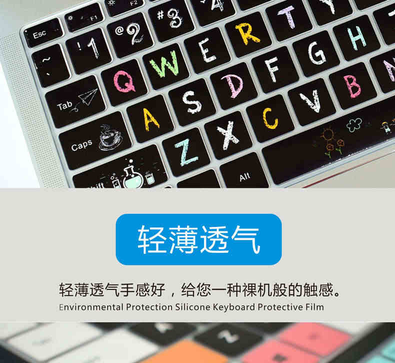 联想310S笔记本电脑键盘膜510保护310贴膜15.6英寸14扬天V310-14全覆盖IdeaPad110-15小新510S防尘罩yoga710