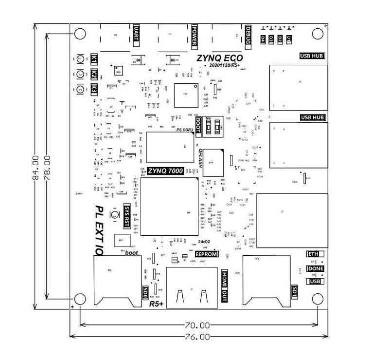 适用ZYNQ开发板 FPGA开发板 ZYNQ7020 嵌入式 人工智能