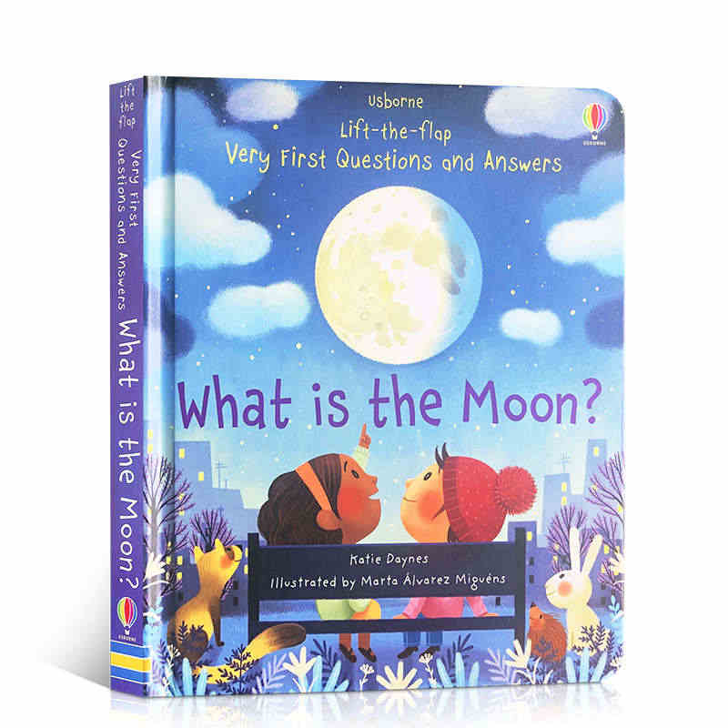 英文原版绘本What is the Moon? Usborne 尤斯伯...