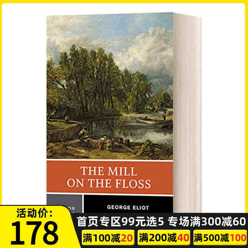 弗罗斯河上的磨房 诺顿文学解读系列 英文原版 The Mill on ...