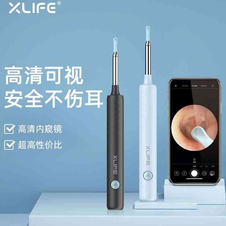 Xlife高清可视挖耳勺掏耳勺掏耳神器发光采耳工具儿童耳勺扣耳屎...