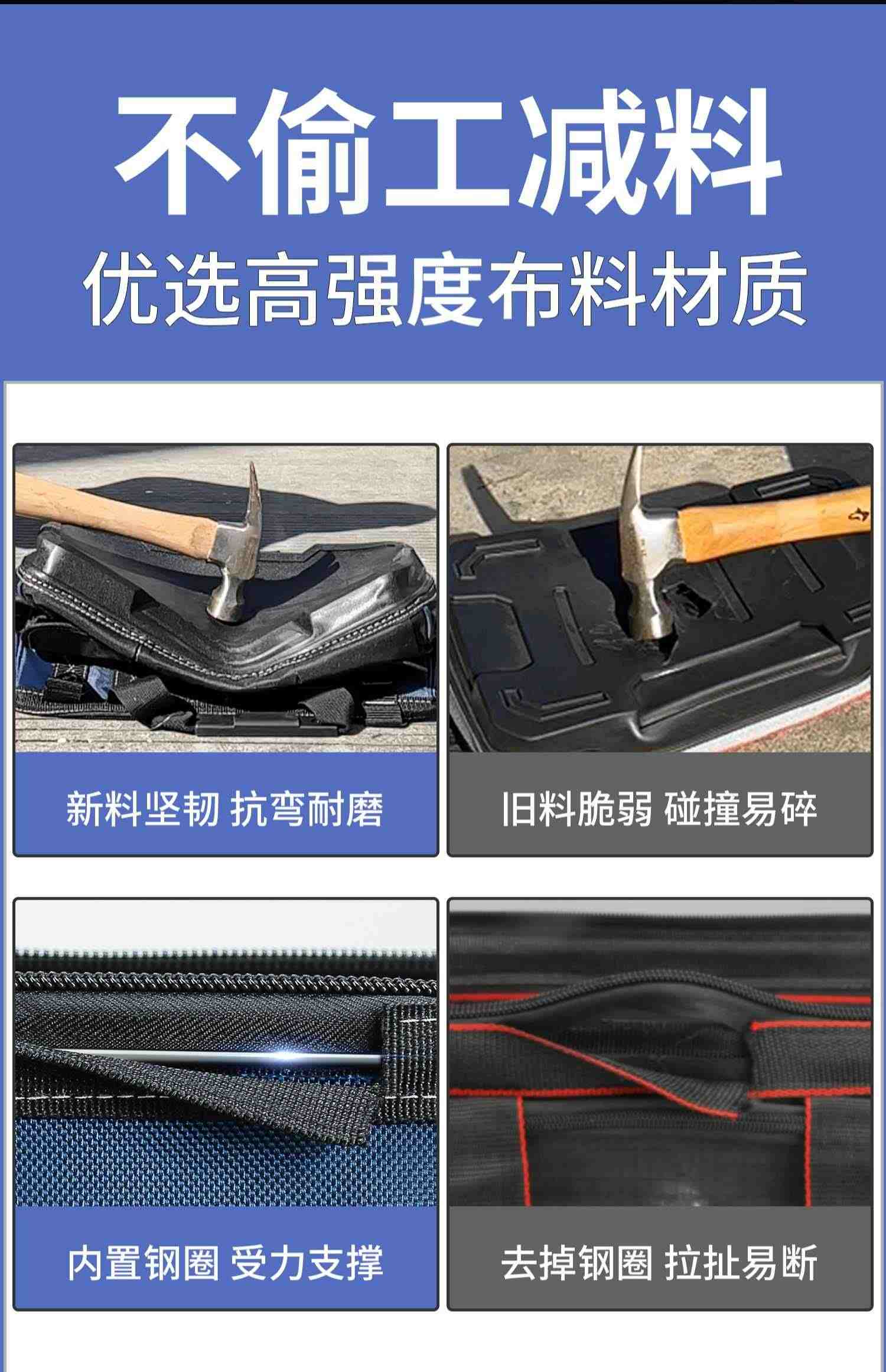 多功能工具包电工包工具袋帆布结实耐用五金收纳专用便携式手提