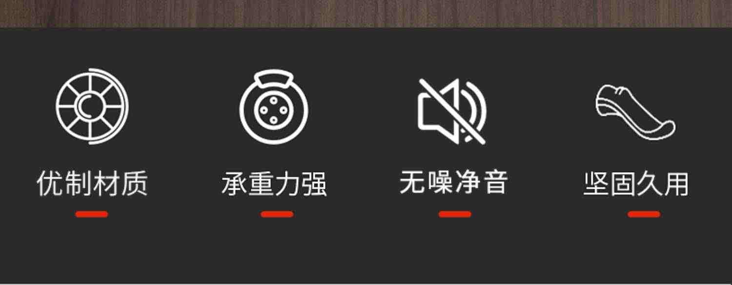 6寸万向轮轮子橡胶静音脚轮平板手推车拉车拖车滑轮重型单轮大全