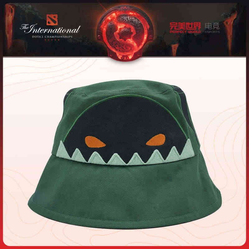 DOTA2 TI11新品渔夫帽 遮阳防晒夏秋潮汐发条白牛完美世界电竞...