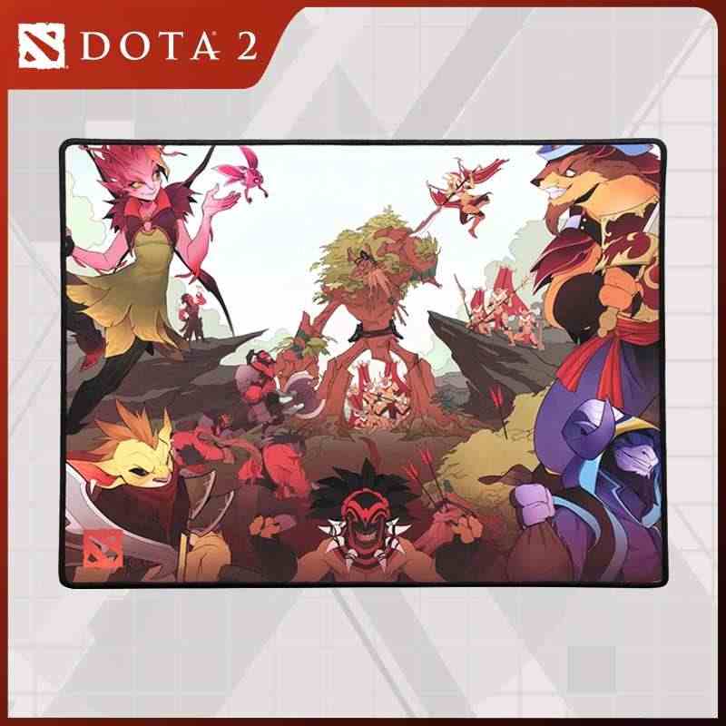 DOTA2鼠标垫血战之命桌面布垫防滑锁边加厚大号完美世界VALVE周边...