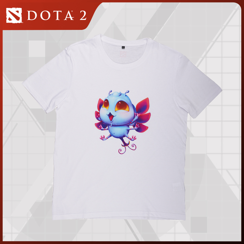 DOTA2 T恤闪烁精灵 帕克 精灵龙短袖衣服全棉 正版VALVE游戏...