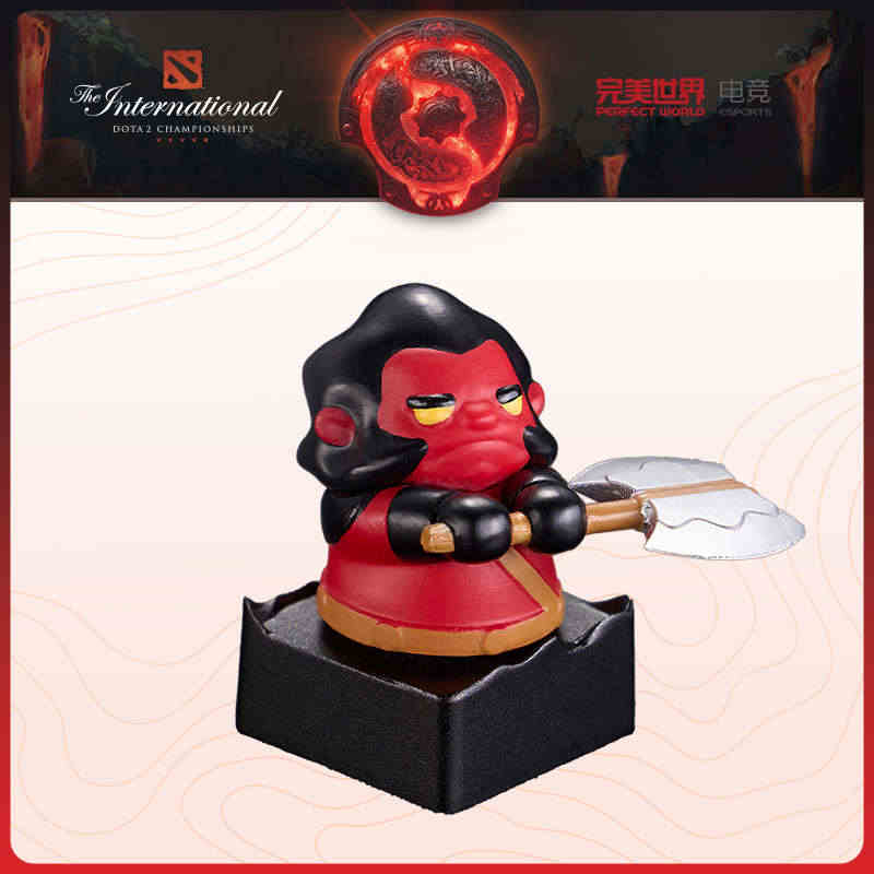 DOTA2 TI11新品 可旋转键帽 斧王 敌法 剑圣机械键盘适用电竞...