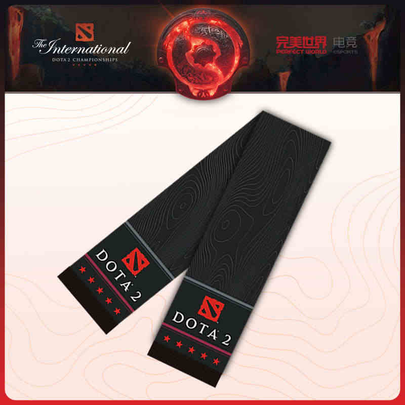 DOTA2 TI11新品 秋冬围巾男士保暖刀塔周边电竞赛事国际邀请赛...