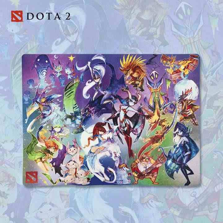 DOTA2 鼠标垫  英雄主题 防滑锁边加厚大号 正版VALVE周边V...