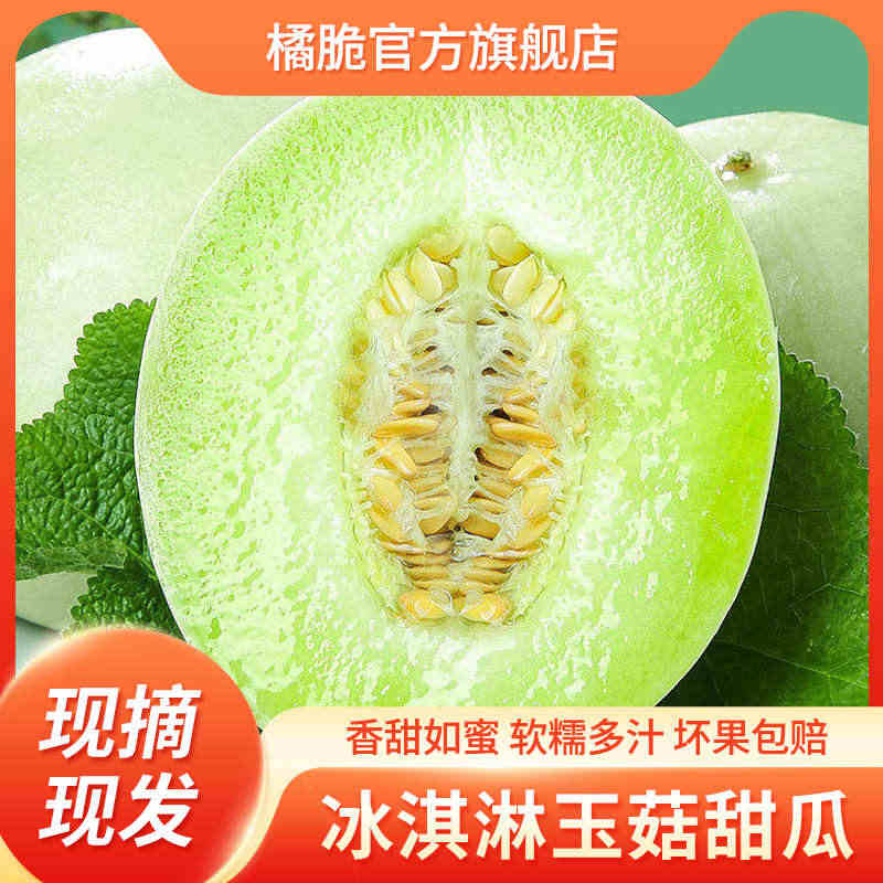 2山东玉菇瓜蜜瓜新鲜当季水果5斤装脆甜密瓜多汁小香瓜小密瓜礼盒...