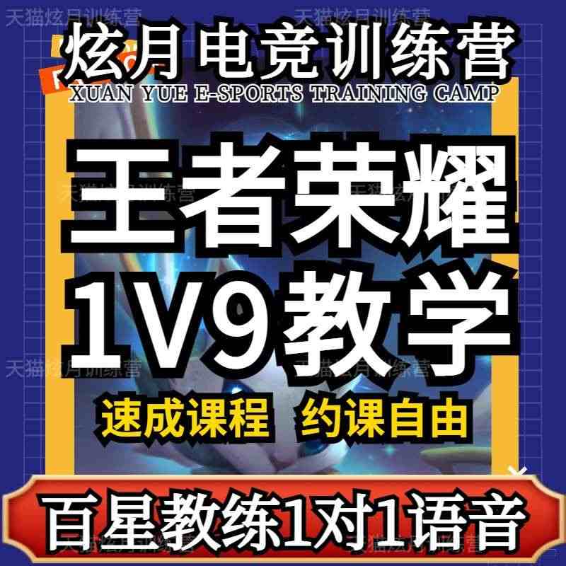 王者荣耀教学技术上分意识拜师课程教练英雄教程导师收徒打野攻略...