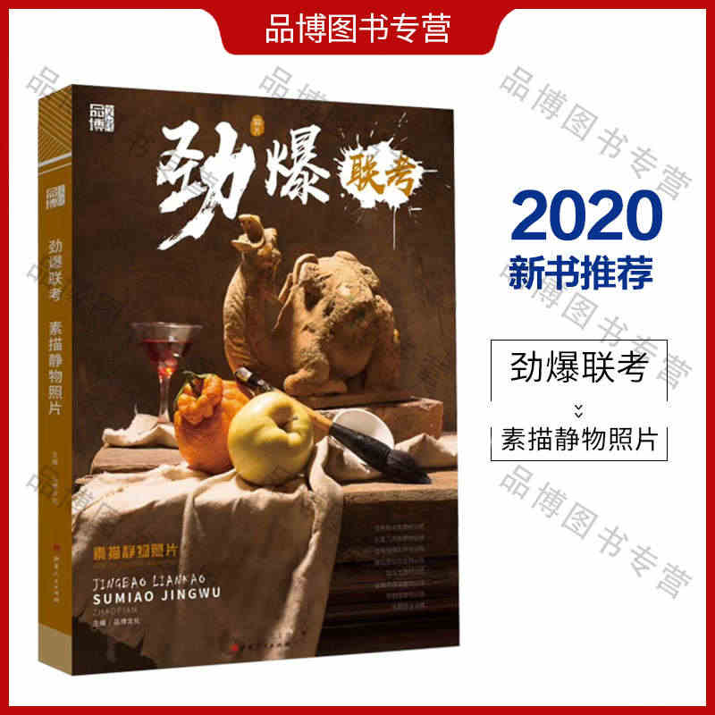 劲爆联考素描静物照片2020品博文化基础入门石膏几何体果蔬器皿杂物长期...