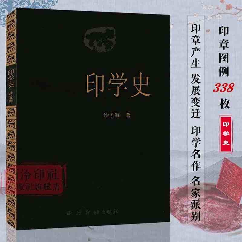 印学史 沙孟海著中国印章篆刻起源发展史 印学派别、名家名作、工具技法基...