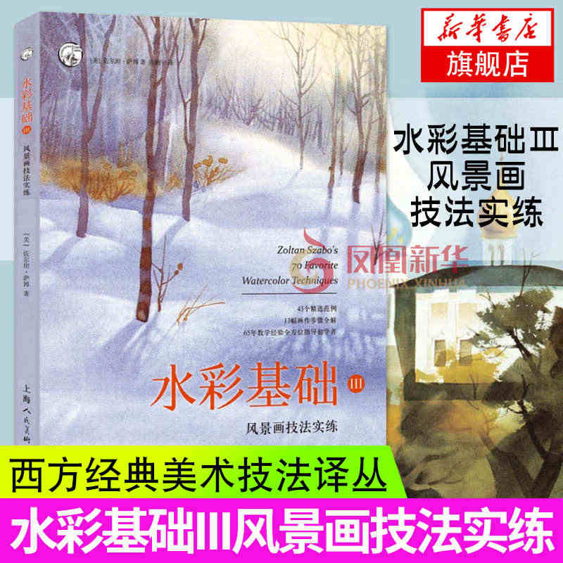 正版 水彩基础III 风景画技法实练 西方经典美术技法译丛 水彩画教程...