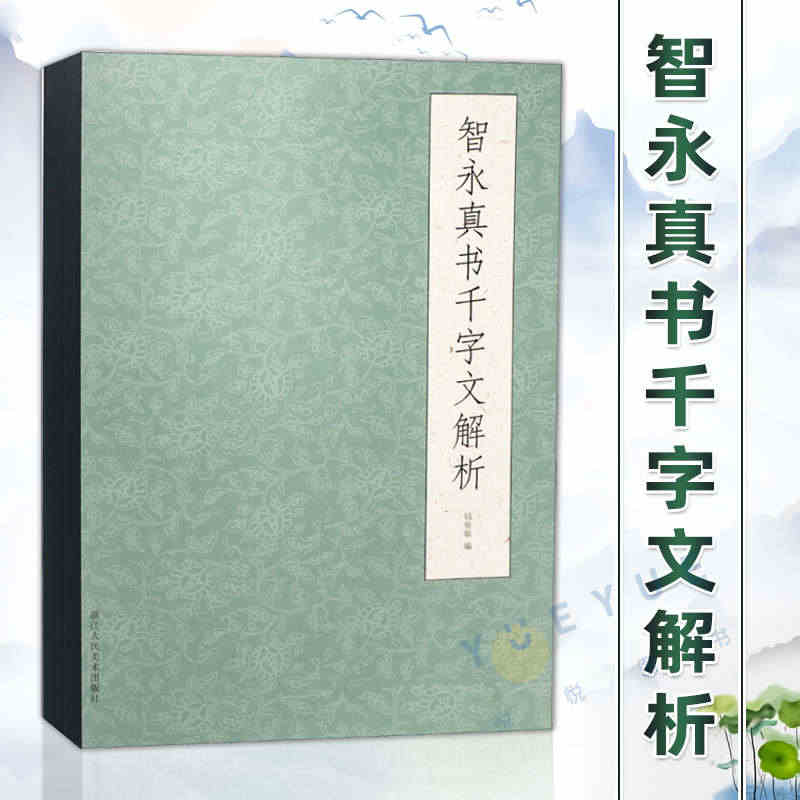 正版现货 智永真书千字文解析 墨迹放大版楷书初学者入门技法教程 毛笔书...