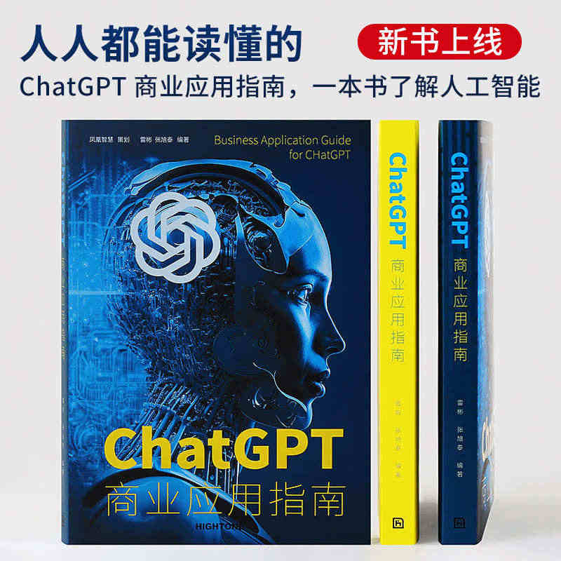 ChatGPT书商业应用指南 AI人工智能 gpt教程 一本书读懂ch...