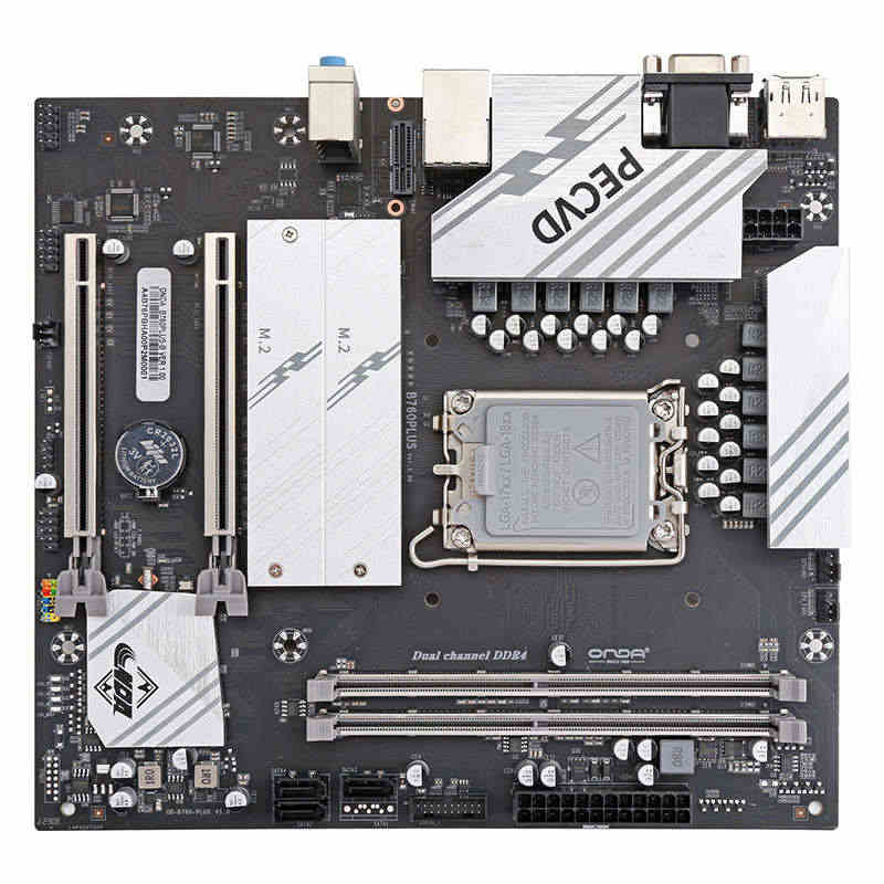 昂达B760PLUS-B/W台式电脑主板LGA1700针适用12/13...