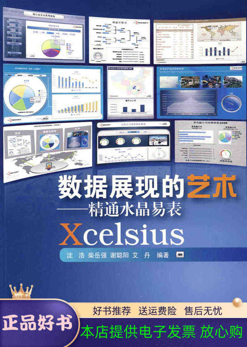 正版速发数据展现的艺术：精通水晶易表Xcelsius电子工业出版社97...