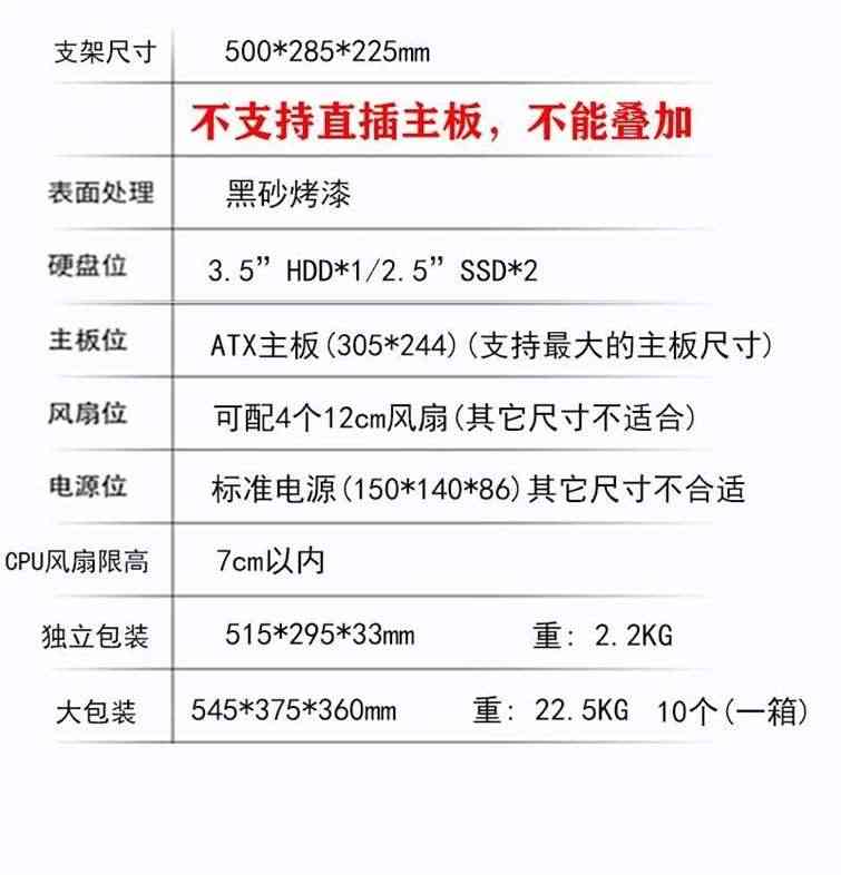 8显卡台式机矿架电脑显卡支架兼容昂达D1800主板铁架开放式机架