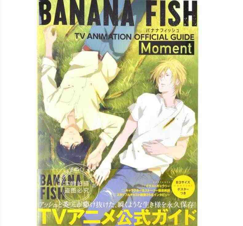 现货 进口日文 BANANA FISH 战栗杀机 TV动画公式书 BANANA FISH TVアニメ公式ガイド Moment