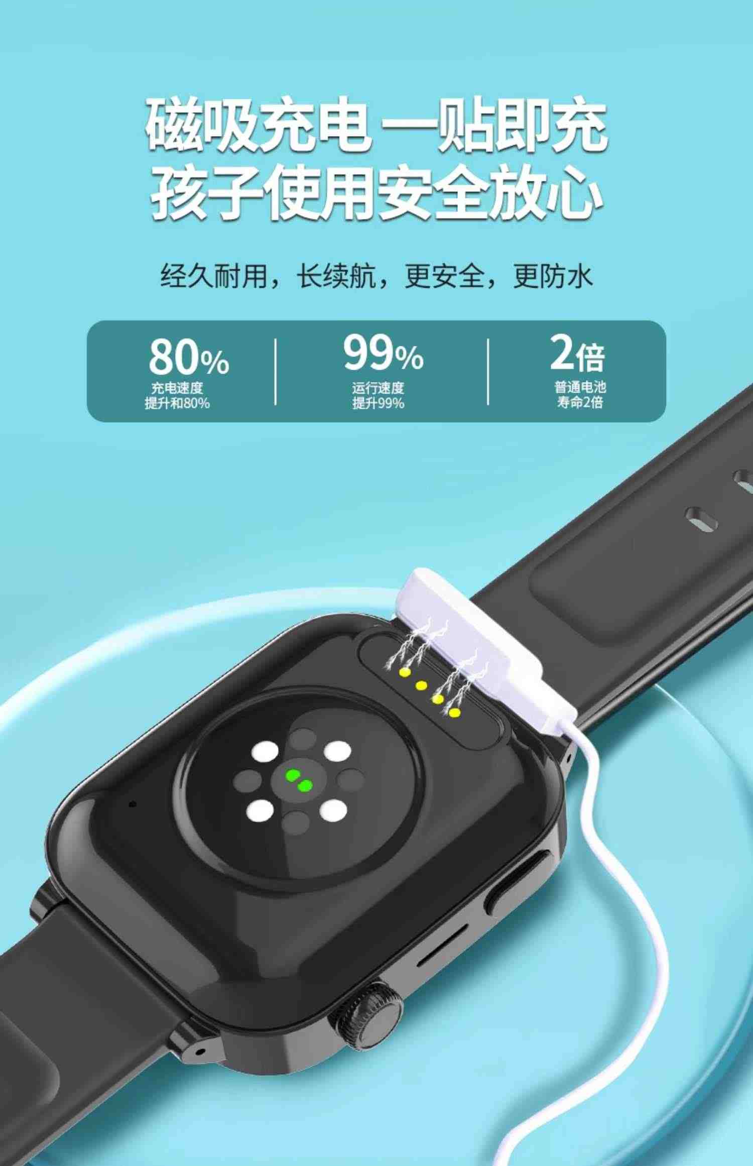 【官方正品】儿童电话手表5G全网通小学生智能防水GPS定位wifi可插卡微信视频通话男女孩小童初高中青少年版