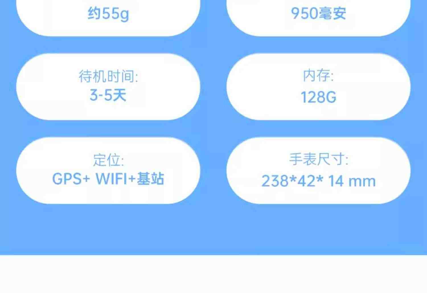 5G全网通电话手表可插卡可拆卸360度旋转双摄视频GPS定位防水儿童小学生初中生专用长待机大电池学生手机手表