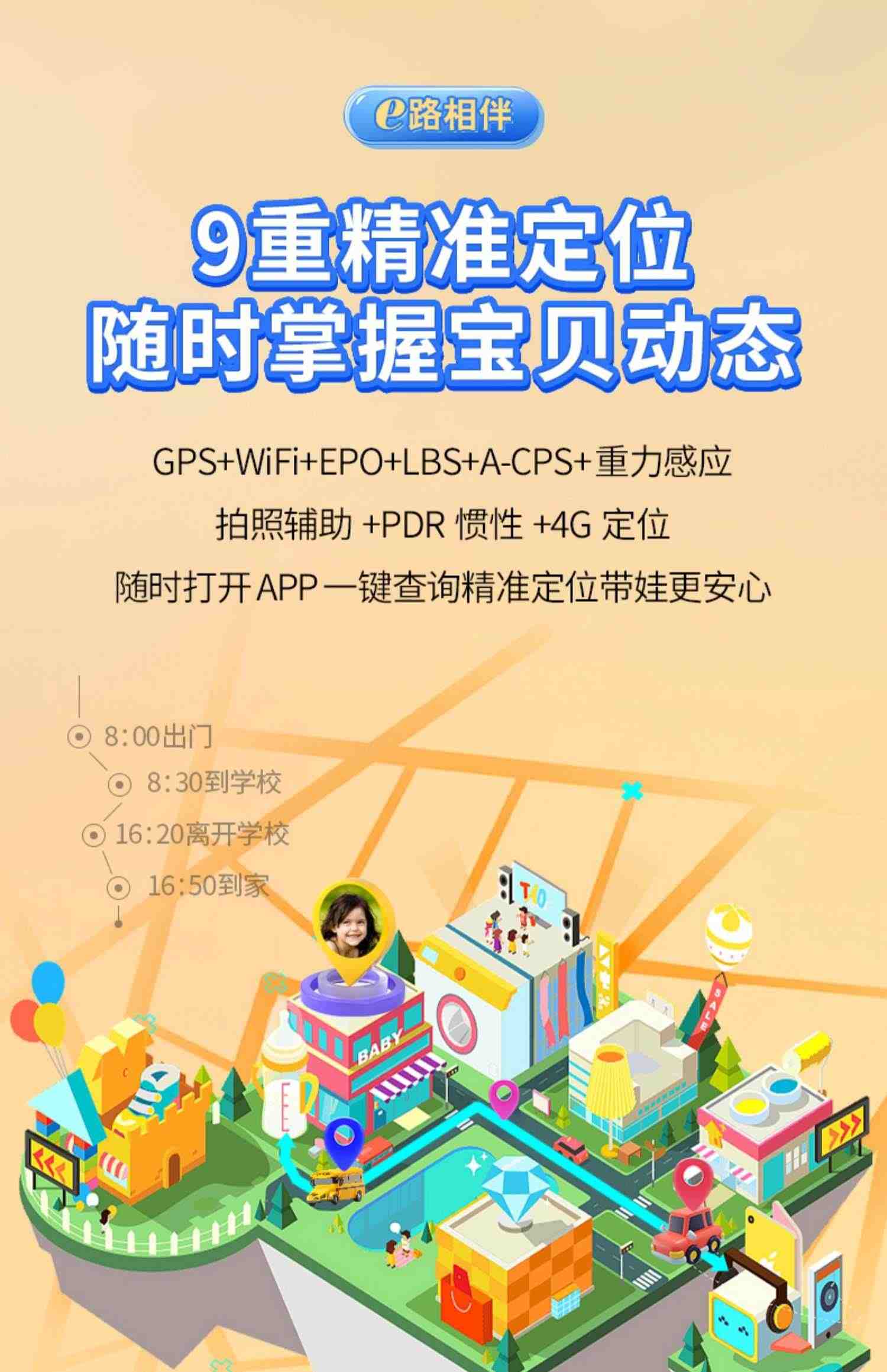 华为手机适用5G全网通儿童电话手表多功能视频通话智能GPS定位插卡wifi青少年小学生男女孩初高中生电信