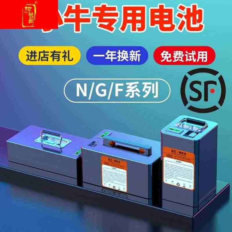 小牛锂电池N1S电动车48v宁德时代G1/G2/F2装增程nqi电瓶F...