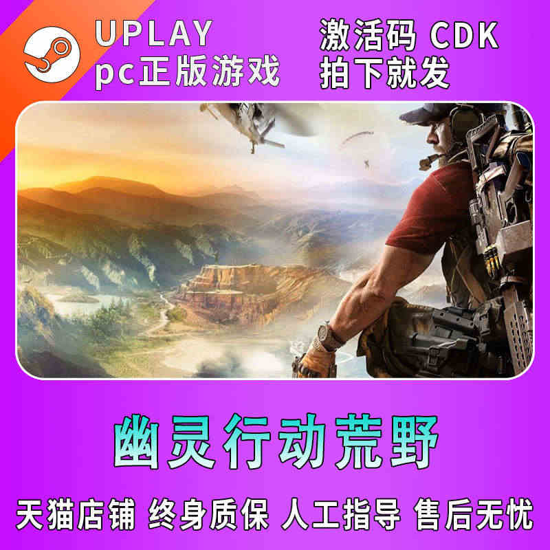 PC中文游戏Uplay正版 幽灵行动荒野Tom Clancy's Gh...