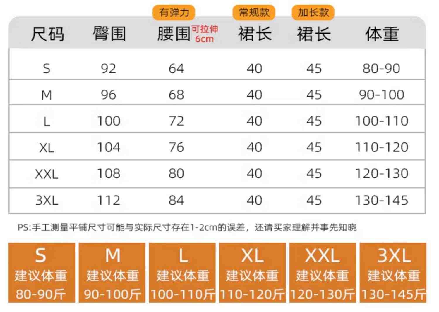 百褶裙带口袋夏季小个子松紧高腰弹力短裙女胖mm大码显瘦半身裙黑