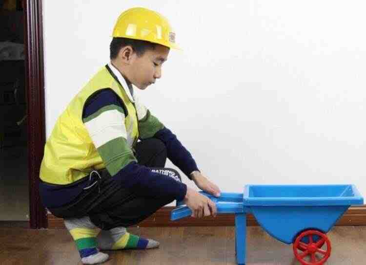 职业馆儿童工作角色体验服工程师伐木工表演服幼儿建筑工人扮演服