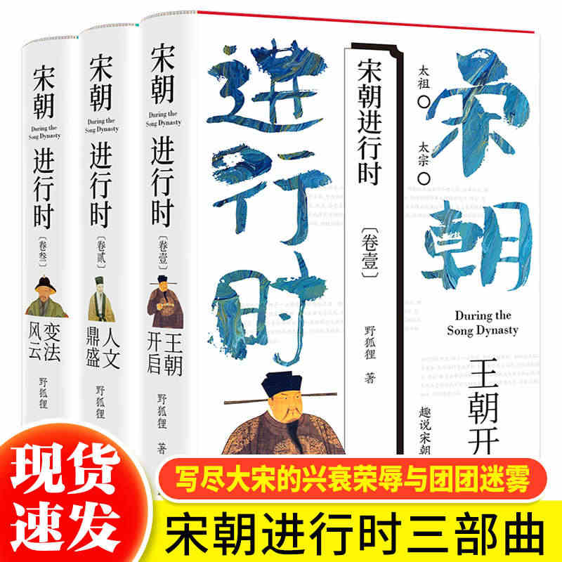 正版 宋朝进行时全3卷王朝开启人文鼎盛变法风云野狐狸趣说宋朝三百年 宋...