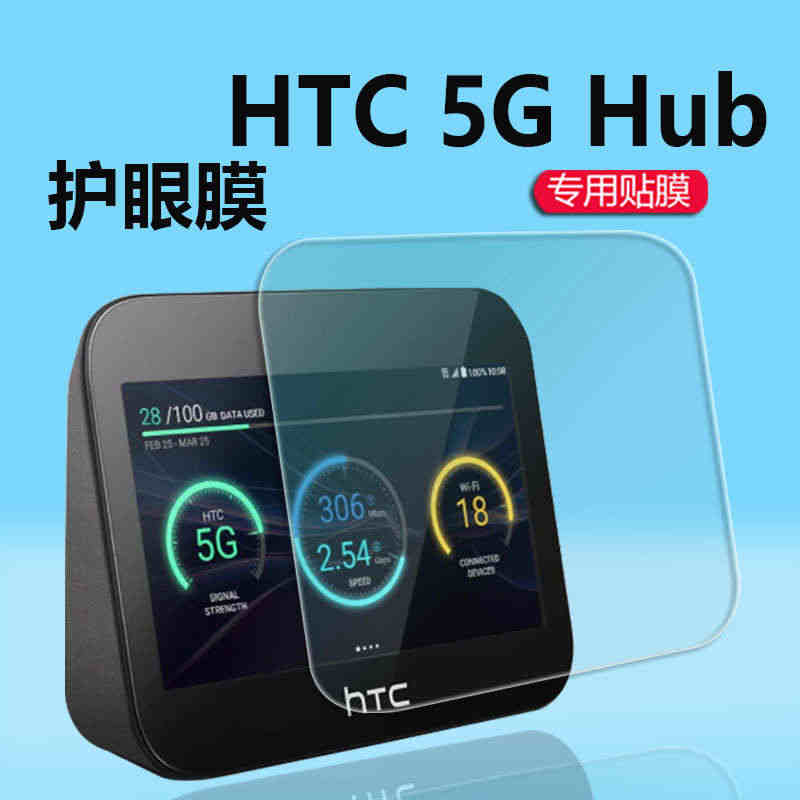 适用于HTC 5G Hub贴膜路由器WIFI热神器保护膜NR n78 ...