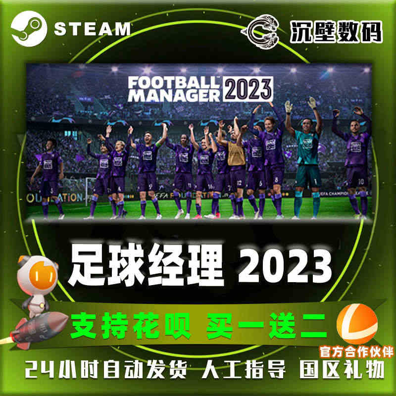 Steam游戏PC中文正版  足球经理 2023 Football M...