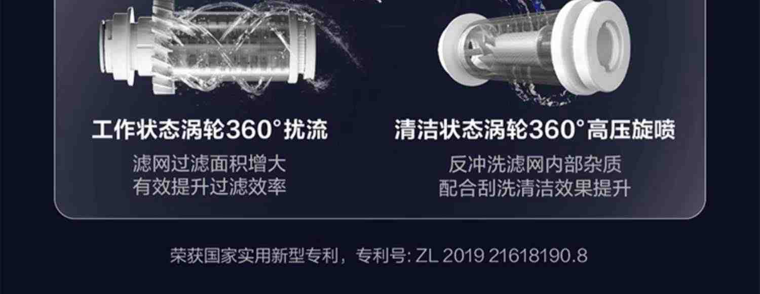 海尔前置过滤器水路保护反冲洗净水器家用全屋自来水滤水器HP-37