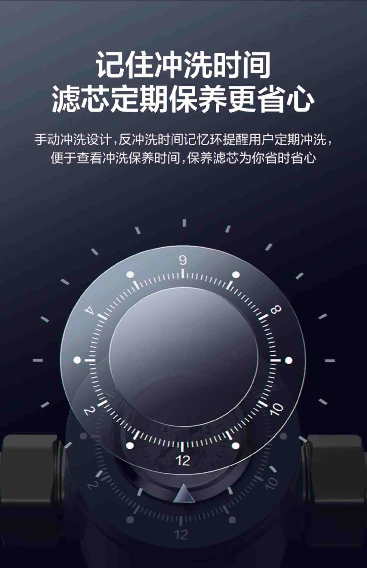 海尔前置过滤器水路保护反冲洗净水器家用全屋自来水滤水器HP-37