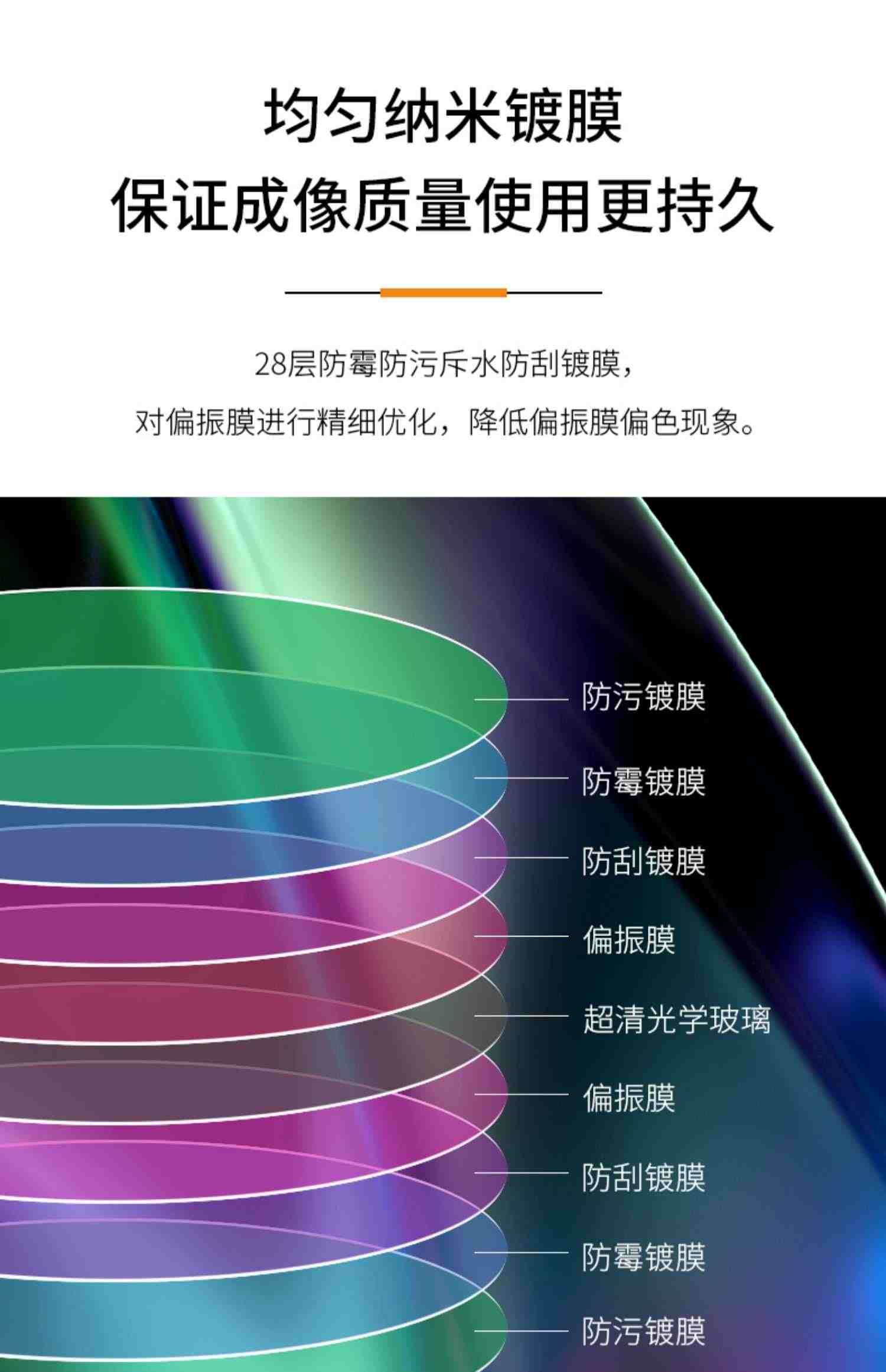 KFCONCEPT卓尔可调减光镜ND2-32 ND1.5-5 nd滤镜cpl偏振镜49/58/67/72/77/82mm微单反相机适用佳能索尼康摄影