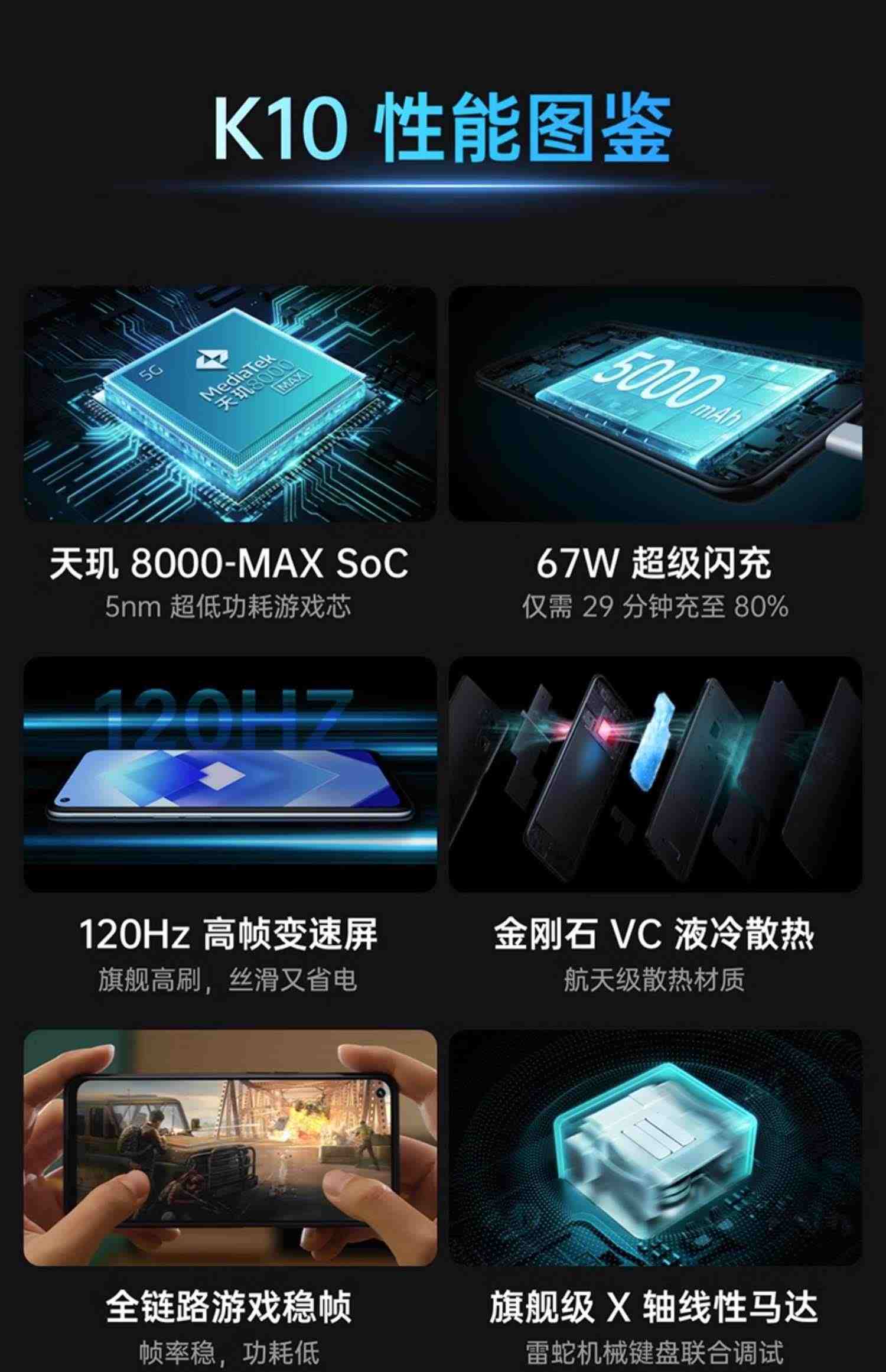 【至高优惠300元】OPPO K10 5G手机拍照智能全面屏新款电竞游戏oppo手机官网旗舰店官方