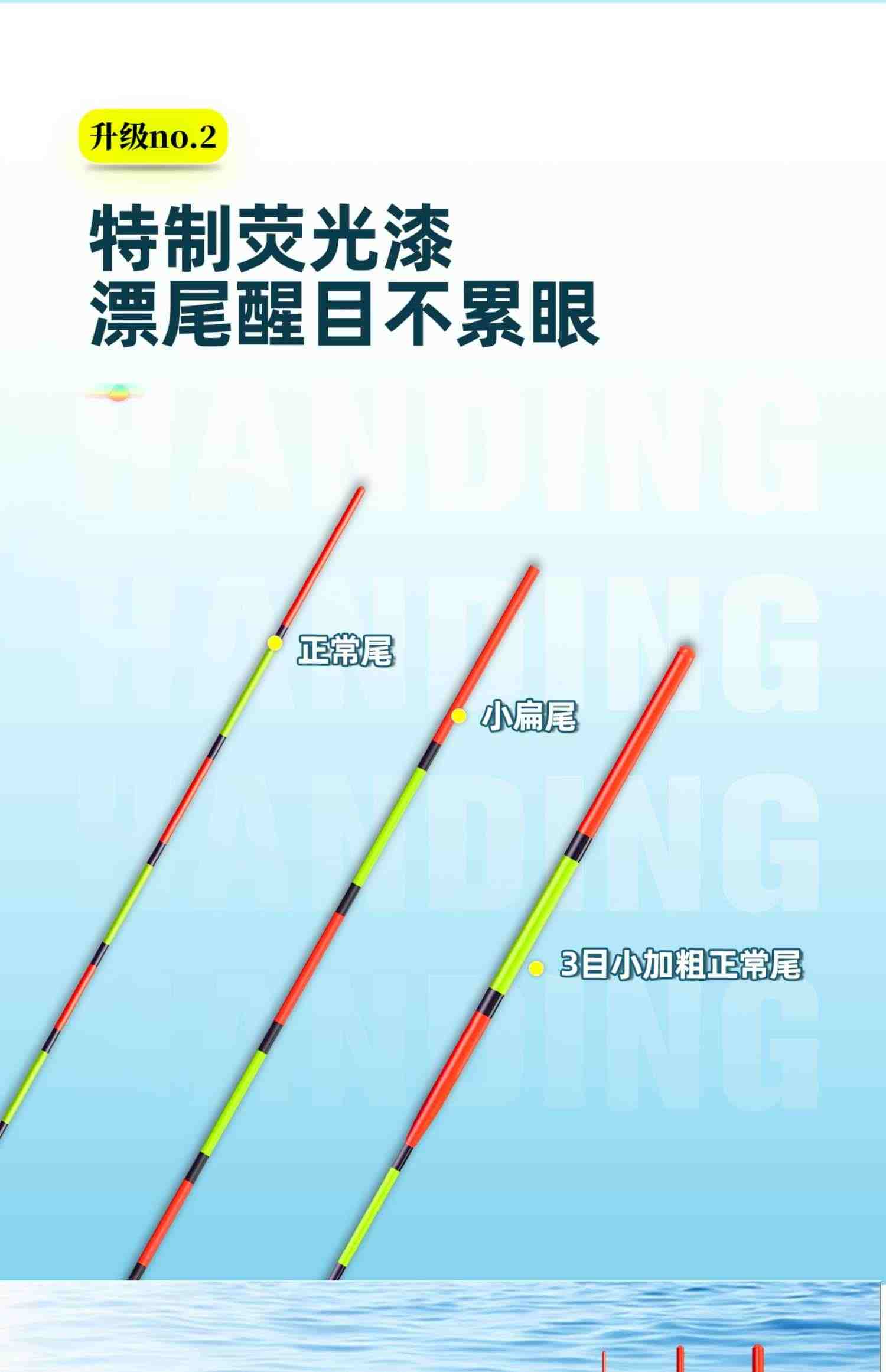 汉鼎鱼漂小碎目高灵敏野钓浮漂鲫鱼漂鲤鱼行程浮漂套装加粗醒目漂