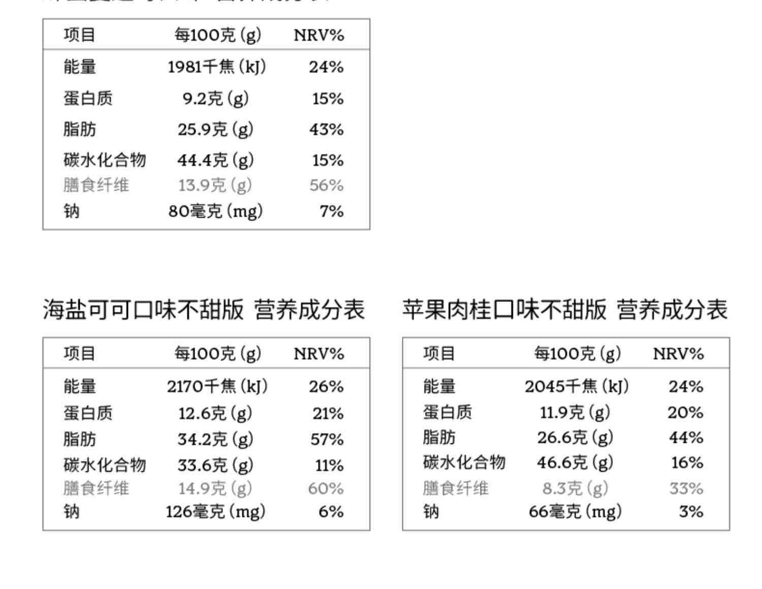 soacai海盐巧克力可可烘焙燕麦片坚果即食格兰诺拉麦片营养早餐