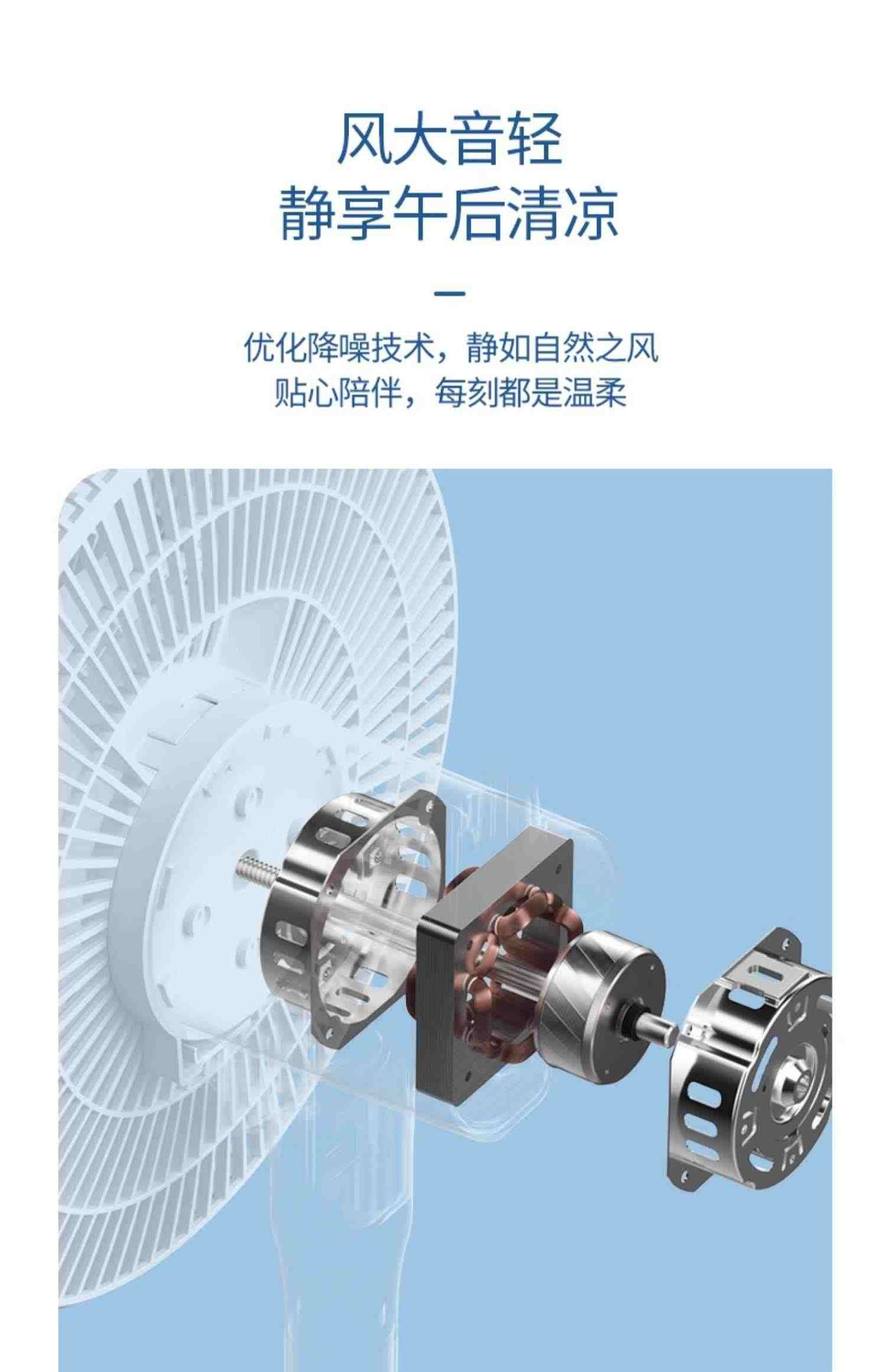 先锋电风扇落地式家用强力小型宿舍台式遥控办公室工业大风力电扇