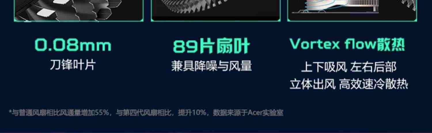 Acer/宏碁 掠夺者·擎Neo 2023款RTX4050/4060独显电竞游戏本13代英特尔酷睿i5/i7高性能宏基官方笔记本电脑